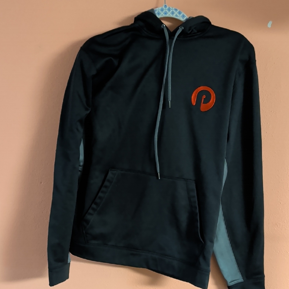 Sport-Tek Black and Gray Hoodie